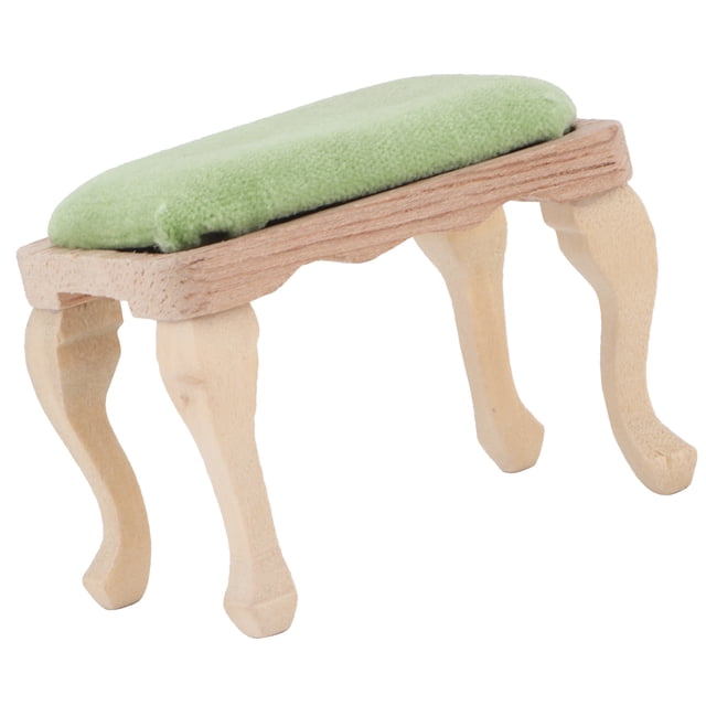 Simulation Dollhouse Stool, Dollhouse Stool Traditional Design Durable Safe To Use Non- With Cushion Simulation For Doll House Decoration For Doll Lovers