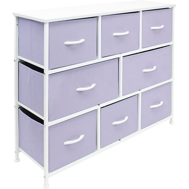 Sorbus Dresser with 8 Drawers Furniture Storage Chest for Kids