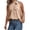 Coffee, variant on Summer Tops for Women European And Women's Summer New Neck Bow Leopard Print Sleeveless Vest Tops for Leggings Women Baseball Long Sleeve Shirt Fashion Thermal Leggings plus Size Thermals White M