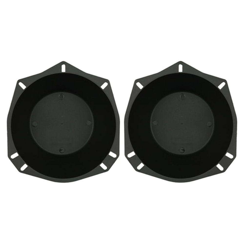 Metra 81-4300 Universal Car Audio Speaker Baffle for 5.25" or 6.5" Speaker - 2 Pack, Black