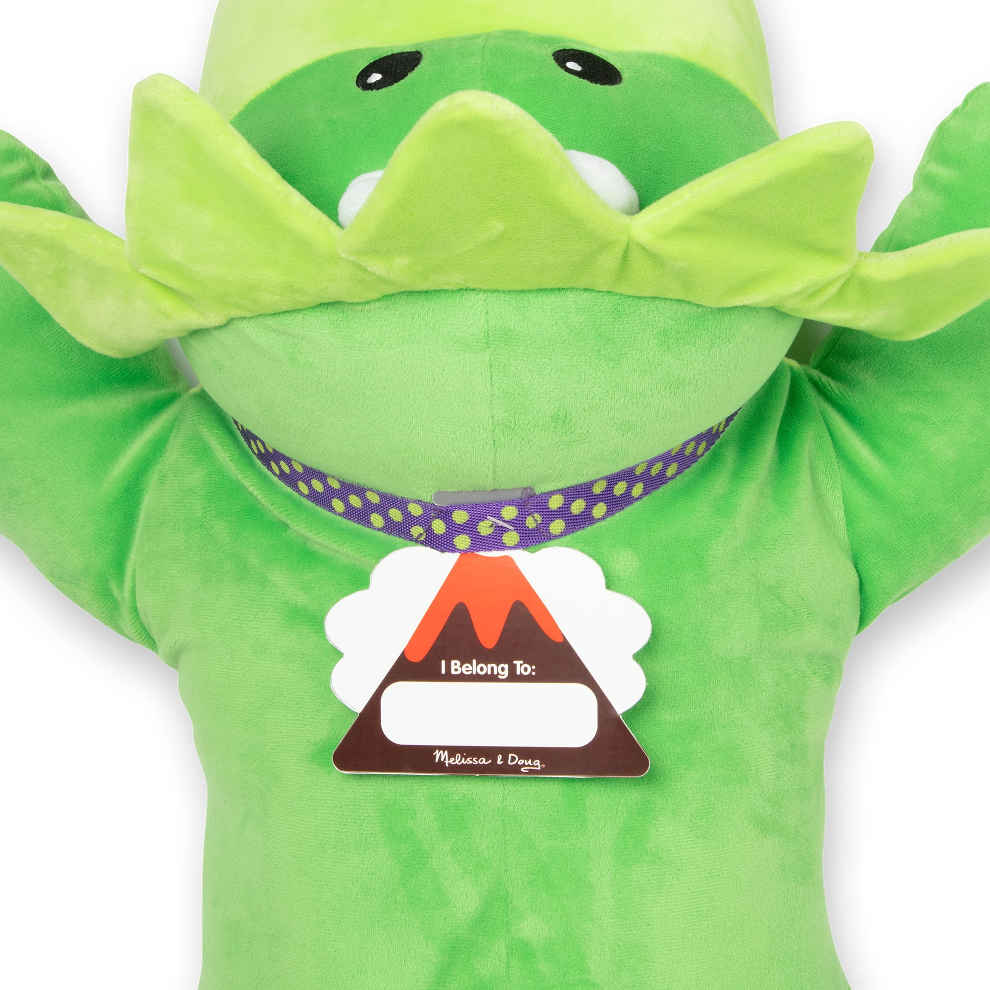 melissa and doug plush dinosaur