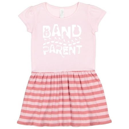 

Inktastic Musical Band Parent Music Notes White Gift Toddler Girl Dress
