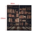 thumbnail image 2 of 2 tama?os de Cortinas Opacas, Cortina de Ventana de poliéster Estantería 3D Cortinas de Sombra Impresas Cortinas para Dormitorio Sala de Estar decoración(170 * 200cm) Suministro Para el Hogar Fugacal NO, 2 of 7