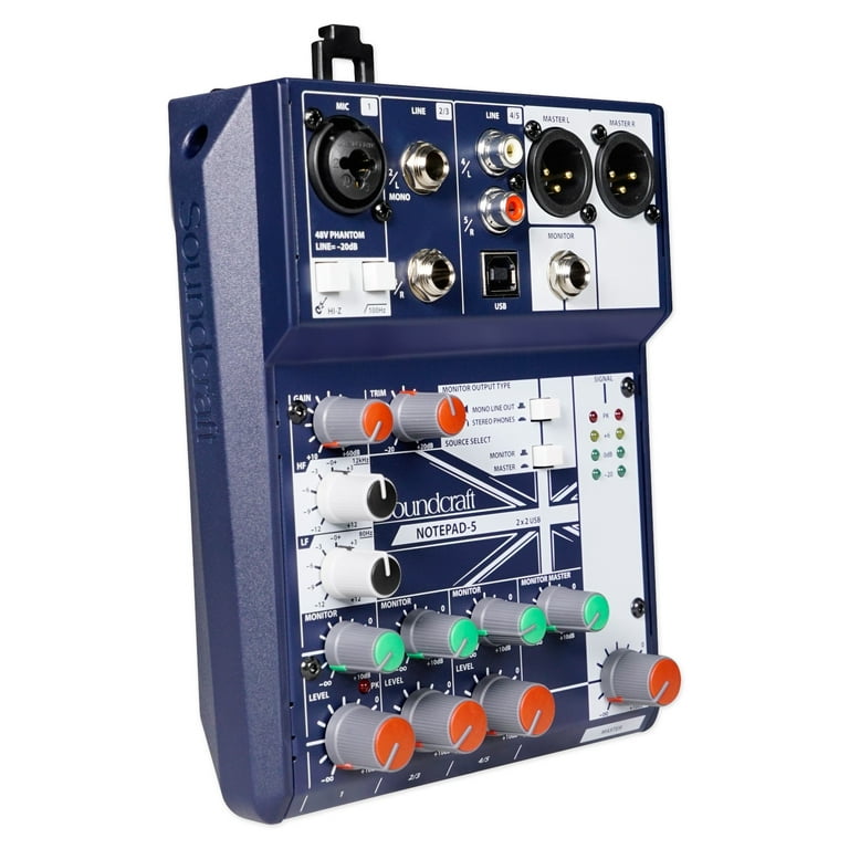 Soundcraft Notepad-5 Channel Live Sound Recording Podcast