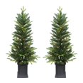 thumbnail image 1 of Set Holiday Time con 2 árboles verdes 1.2 m, 1 of 3