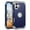 Darkblue, variant on for iPhone 16 Plus Case, Phone Case iPhone 16 Plus, Heavy Duty 3 in 1 Full Rugged Shockproof Hybrid Hard PC Soft Rubber Bumper Corner Drop Protection Grip Girls Women Boys Men,Darkblue