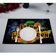 thumbnail image 1 of YUSDECOR Cartoon Halloween Kitchen Dining Table Mats Placemats Size 12x18 Inches, Set of 2 Pieces, 1 of 2