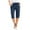 Navy, variant on Tumotour Athletic Shorts For Women Casual High Waisted Solid Color Workout Pants Gym Shorts Wide Leg Half Shorts Pants With Pocket