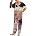 thumbnail image 2 of Himiko Toga Unisex Onesie Pajamas Zipper Jumpsuit Hooded One Piece Sleepwear for Family Mens Womens, 2 of 8