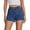 Dark Blue, variant on Jean Shorts Womens Summer Casual Classic Blue Hight Waisted Straight Leg Stretchy Denim Shorts with Pockets