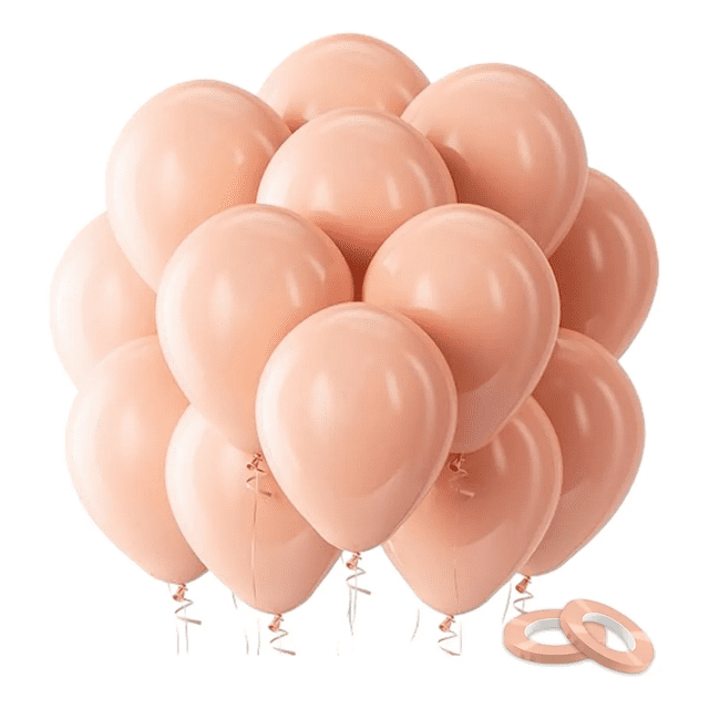 100 Globos 12 Redondos Para Fiestas Xtellar Naranja Pastel