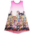 thumbnail image 1 of Girls Dress Tank Modern People Figure Print Pink 14, 1 of 4