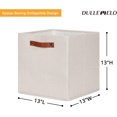 thumbnail image 2 of Storage Baskets for Shelves Closet Storage,Sturdy Home Organization Bins for Gifts Empty,Foldable Fabric Storage Cubes Baskets for Nursery Toys Towels Clothes Storage(Beige-4 Pack), 2 of 10