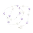 thumbnail image 1 of Cuentas de la cortina de la puerta bola de cristal con cuentas para diy cortina de la puerta telones de fondo de cristal violeta Cristal violeta Magideal Cuentas de la cortina de la puerta, 1 of 7