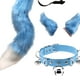 thumbnail image 3 of de disfraz de diadema de de zorro sintética, horquil para fiesta de Halloween, do elegante, , Unisex, y - Azul Sunnimix Traje de juego de cosplay, 3 of 3