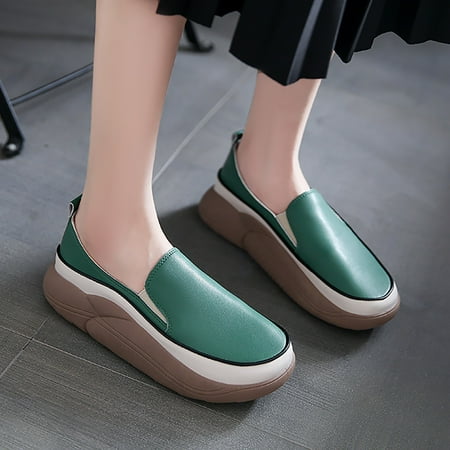 

MIASHUI shoes for women Women Slip On Loafer Wide Casual Shoes Lightweight Comfortable Walking Shoes