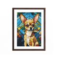 thumbnail image 3 of Stained Glass Chihuahua dog 5D Diamond Art DIY Paint with Full Drill Round Diamond Gems Painting by Number Kits for Adults Art Craft Home Wall Decor 15.8x19.8in, 3 of 8