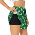 thumbnail image 2 of Disketp Snowflake Print Women's Shorts Workout Shorts for Athletic Gym Running Shorts with Phone Pockets Small, 2 of 8