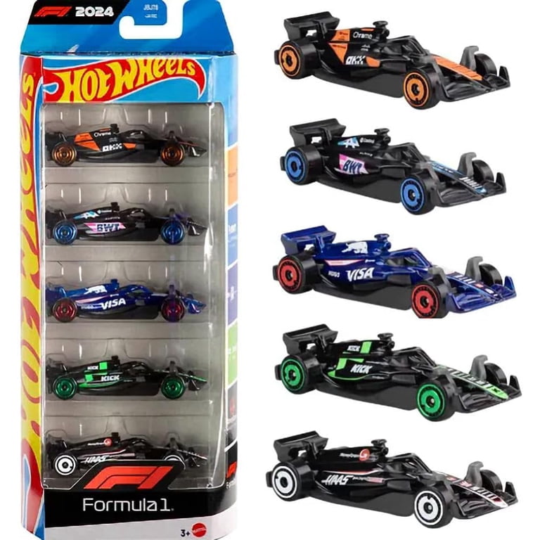 Hot Wheels Formula 1 Die-Cast Cars, Bundle of F1 2024 & 2025 Teams