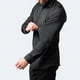 thumbnail image 4 of Camisa de hombre de manga larga elástica de cuatro lados que no necesita planchado con brillo de seda y sensación vertical, 4 of 6