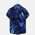 thumbnail image 6 of Xixinqiwan No Boundaries Men's Button Shirt,Men's Button Down Shirt Short Sleeve Lightweight Summer Tropical Beach Print Shirt Casual Resort Vacation Wear, 6 of 6