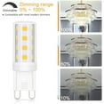 thumbnail image 5 of Ymam.Light LED G9 Dimmable Light Bulb, 3W 40W Equivalent Halogen Bulb, 4000K Cool White G9/Bi-Pin Base (Set of 12), 5 of 8