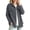 Gray, variant on Enjoytime Jackets for Women Lapel Long Sleeve Button Down Shacket Fall Trendy Casual Coat Plus Size Clothes