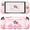 Pink, variant on PlayVital Good Night Bear Dockable Protective Case for Nintendo Switch 2 - Blue Detachable Silicone Joycon Grips with Thumbs Caps