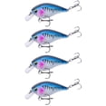 thumbnail image 2 of 4Pcs Artificial Simulation Plastic Minnow Crank Rock Lure Bait Fishing Accessory4#, 2 of 9