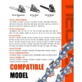 thumbnail image 4 of Cadena para motosierra NEO-TEC, 14 pulgadas, 3/8 pulgadas, paso LP, 0,50 pulgadas, calibre 52DL, 4 of 7