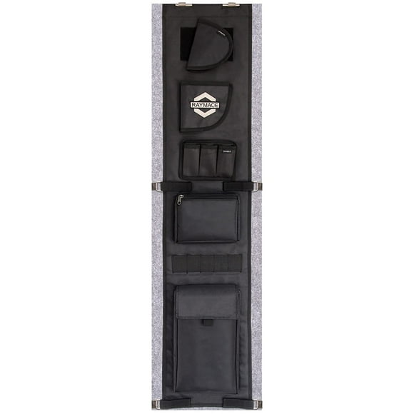RAYMACE Gun Safe Door Panel Organizer 10W*46H inchï¼?Adjustable Width to 13 Inch, Pistols and Documents Storage Solution