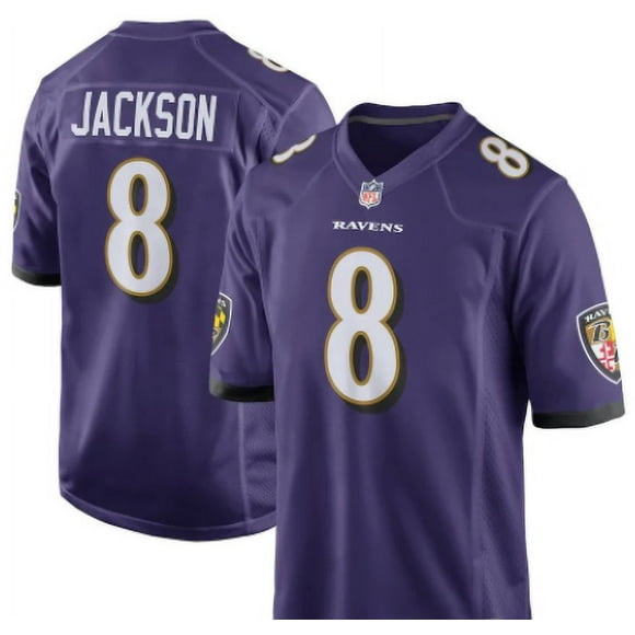Men's Ravens JACKSON 8# HUMPHREY 44# ANDREWS 89# Sport football Replica jersey