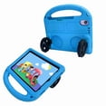 thumbnail image 3 of Dteck Kids Case for New iPad Mini 6 Case 2021 8.3 inch, With Handle Stand Pencil Holder iPad Mini 6 EVA Kid-Proof Rugged Shockproof for Boy Girl Kids (Blue), 3 of 4