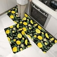 thumbnail image 2 of Lemon Kitchen Rug Lemon Kitchen Mat Lemon Rug Lemon Rugs for Kitchen Rug Black Kitchen Rustic Rugs Decorations Non-Slip Floor Mat Doormat Runner Rug for Kitchen, Laundry, Living Room, Front Door, 2 of 5