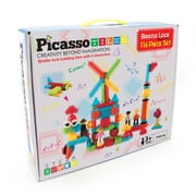 PicassoTiles Hedgehog Building Blocks, 116-Piece Set