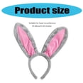 thumbnail image 6 of Rabbit Ears Headbands Tail Rabbit Ears Hair Hoop Rabbit Cosplays Set for Easter, 6 of 13