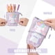 thumbnail image 3 of Estuche telescópico de gato para profesores y estudiantes, estuches para lápices que se convierten en un portalápices para niños y niñas, útiles escolares Kawaii (púrpura), 3 of 5
