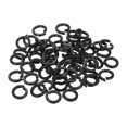 thumbnail image 1 of Unique Bargains Split Lock Washer, M10 304 Stainless Steel Spring Lock Washers 100pcs, Black, 1 of 6