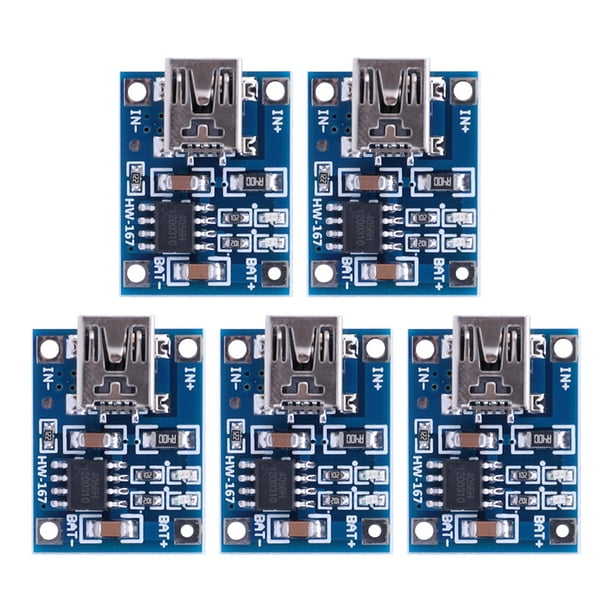 Placa de carga de batería TP4056 Placa de cargador de batería mini 1A con luz indicadora Ehuebsd Para estrenar