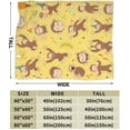 thumbnail image 7 of Curious George Blanket Soft Bed Sofa Throw Cozy Lightweight Birthday Gift 60"*80", 7 of 7