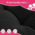 thumbnail image 6 of Millsilo Indoor Bench Cushion 36" x 14" x 4", Thick Tufted Cushion with Non Slip Bottom for Window Seat & Entryway Bench, Black, 6 of 7