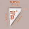 thumbnail image 3 of Miyuadkai Cream Squeezing Bag Cake Dessert Flower Pipe Printing Tool Large [100/Pack], Large Thickened 100Pcs Disposable Tipless Piping Bags and Bag Icing Bags for Cookies Decorating Cupcake, 3 of 4