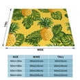 thumbnail image 4 of XMXT Flannel Throw Blanket for Couch, Tropical Leaf Pineapple Bed Sofa Decor Blankets for Home Bedroom, 80 x 60 inches, 4 of 9