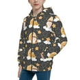 thumbnail image 2 of Kdxio Cute Bee Gnome Pattern Kids Boys Girls Zip Up Hoodie 3D Printed Hooded Sweatshirt Hoody Coat with Pocket 7-12 Y-Small, 2 of 6