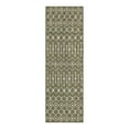 thumbnail image 3 of Unique Loom Outdoor Trellis Collection Area Rug - Tribal Trellis (2' x 6' 1" Runner Green/Natural), 3 of 7