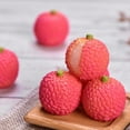 thumbnail image 2 of Matsuzay Fruta Artificial Lychee fresa simulación realista decoración lindo modelo de resina miniaturas juguetes casa de muñecas DIY Decoración Fresa Matsuzay HA080066-02, 2 of 6