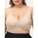 thumbnail image 5 of Sujetador, Sujetador de talla grande para mujer, sujetadores finos suaves sin aros Abody 36F, 5 of 7