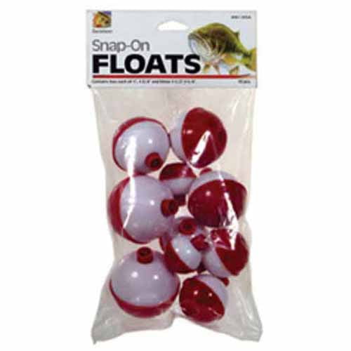 Danielson SnapOnFloat Assortment, 10Pack