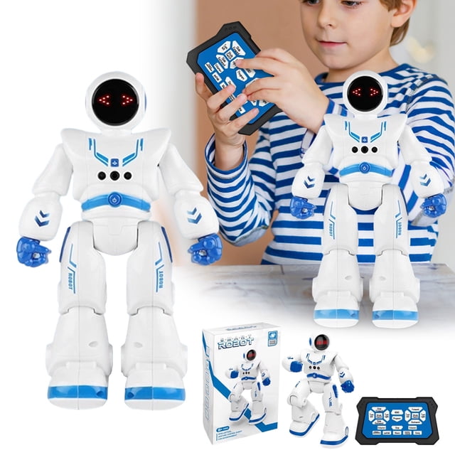 Hearth & Gear Gesture Sensing Robot Toy Figure Interactive Model Kit For Collectors And Enthusiasts High Tech DIY Garage Kit With Motion Control O Scale Figures Dinosaur Guys Action Figures Action