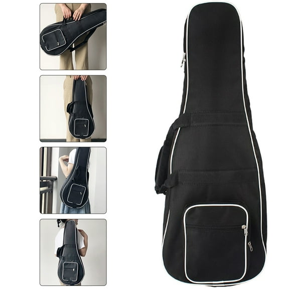 PAMINGONO Padded Mandolin Case Durable Oxford Cloth Black 1Set